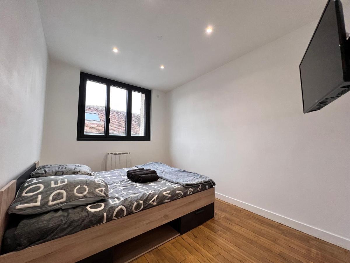 Sens - Appartement Proche Gare Et Centre Ville - Wifi Fibre - Check In Autonome - Bel Espace De Vie - Smart Tv 외부 사진